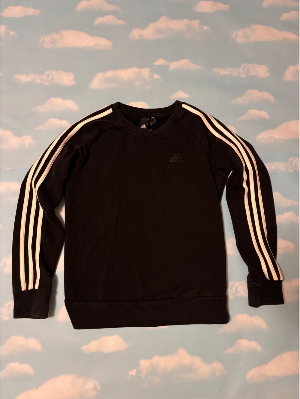 Adidas Black Crewneck Sweatshirt  xs